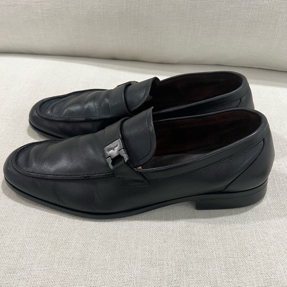 Salvatore Ferragamo Black Loafers